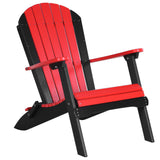 LuxCraft Poly Folding Adirondack Chair