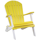 LuxCraft Poly Folding Adirondack Chair