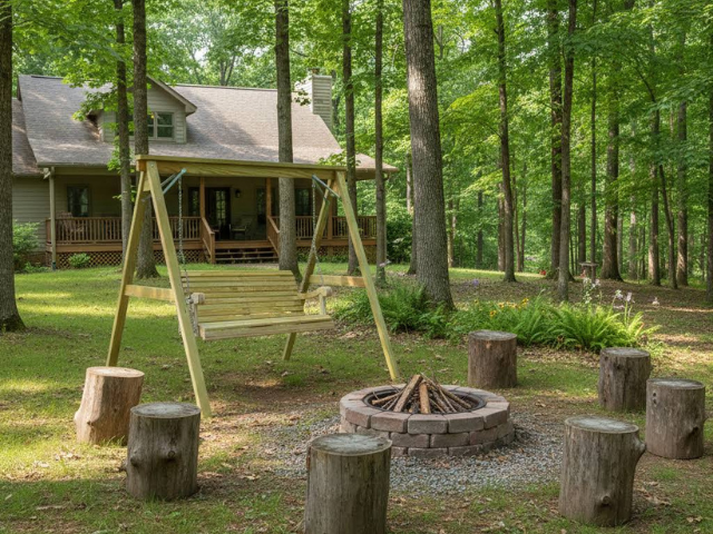 4 Foot Swing & A-Frame Stand Set