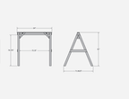Poly A-Frame Swing Stand