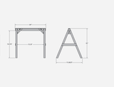 Poly A-Frame Swing Stand