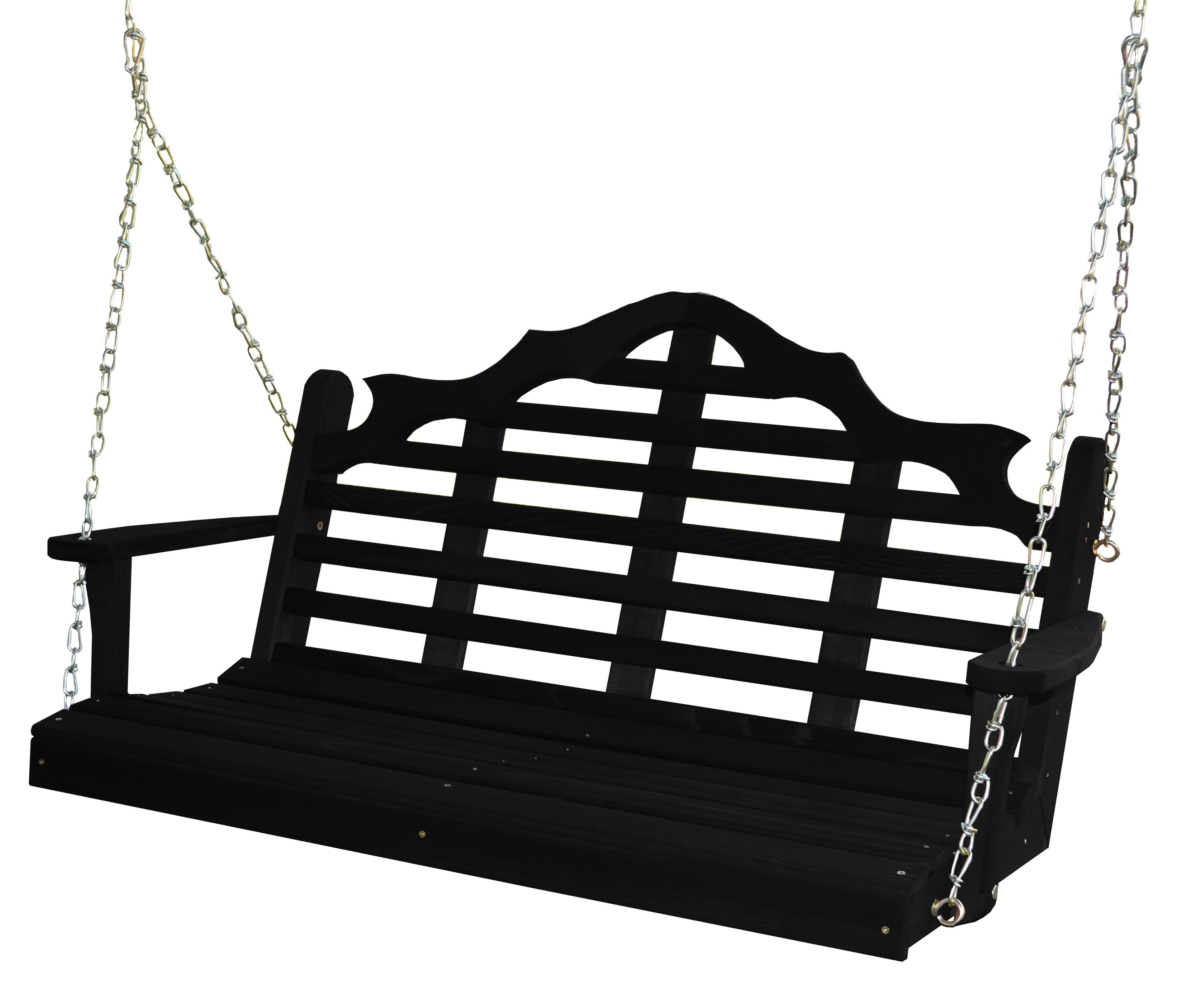 Marlboro Red Cedar Porch Swing