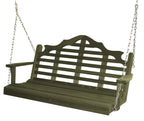 Marlboro Red Cedar Porch Swing