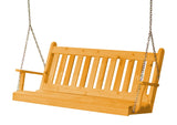 Traditional English Red Cedar Porch Swing