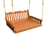 Royal English Garden Red Cedar Swing Bed