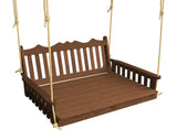 Royal English Garden Red Cedar Swing Bed