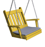 Traditional English Poly Chair Swing by A&L Furniture