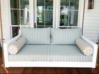 The Kiawah Bed Swing | Solid Wood Outdoor Hanging Bed