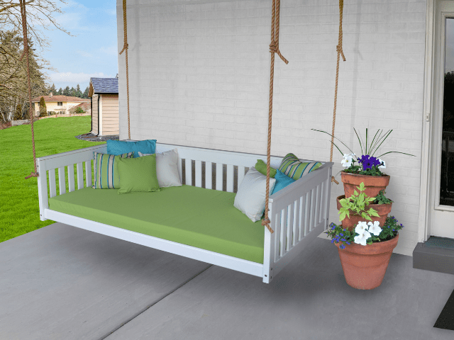 Lancaster Twin Size Swing Bed in Poly