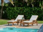LuxCraft Poly Chaise Lounge - Premium Woodgrain Finish