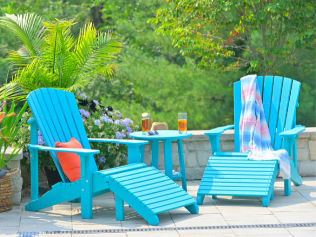 LuxCraft Poly Deluxe Adirondack Chair