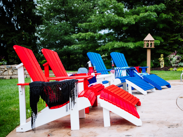 LuxCraft Poly Deluxe Adirondack Chair