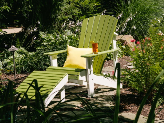 LuxCraft Poly Deluxe Adirondack Chair