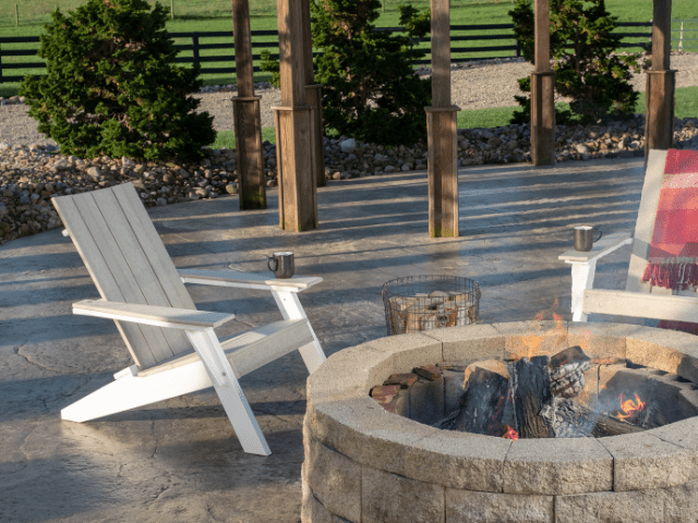 LuxCraft Urban Adirondack Chair Premium Woodgrain