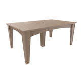 LuxCraft 7 Pc Island Dining Table & Chairs