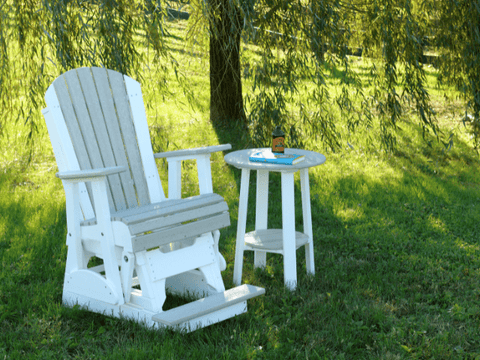 LuxCraft Poly 2' Adirondack Balcony Glider