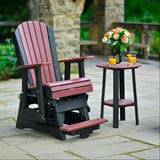 LuxCraft Poly 2' Adirondack Balcony Glider