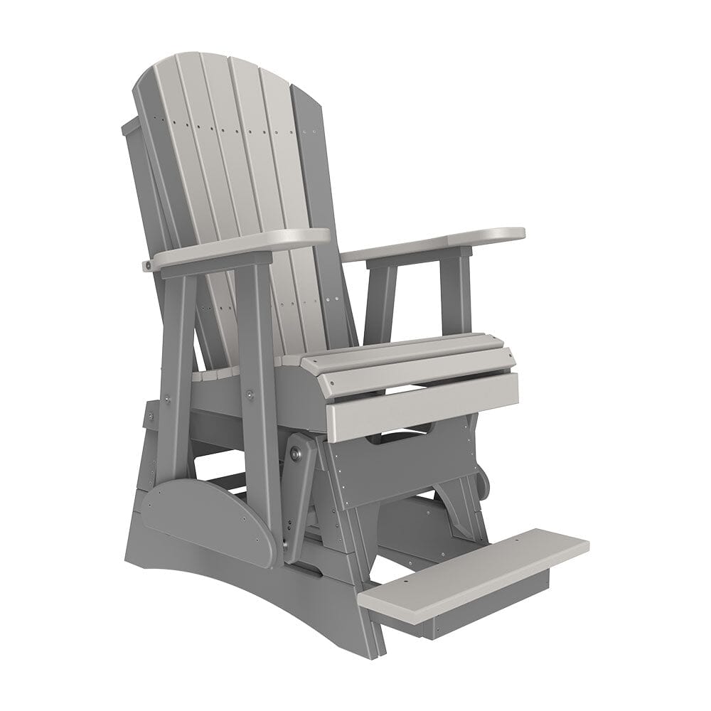 LuxCraft Poly 2' Adirondack Balcony Glider