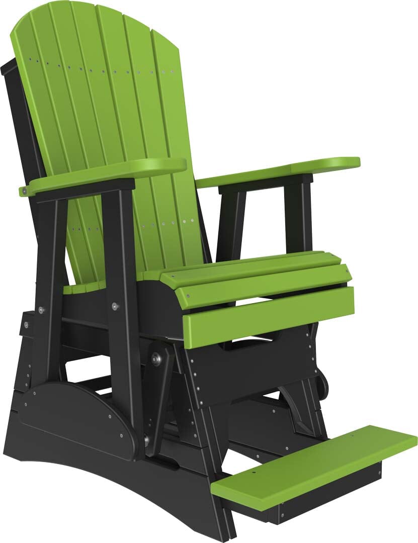 LuxCraft Poly 2' Adirondack Balcony Glider