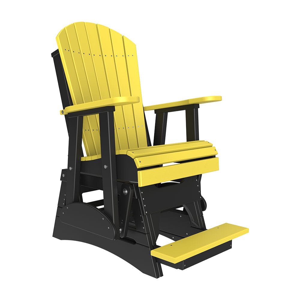 LuxCraft Poly 2' Adirondack Balcony Glider