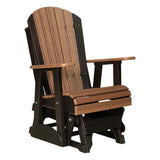 LuxCraft Poly 2' Adirondack Glider Chair