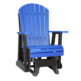 LuxCraft Poly 2' Adirondack Glider Chair