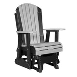 LuxCraft Poly 2' Adirondack Glider Chair