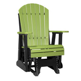 LuxCraft Poly 2' Adirondack Glider Chair