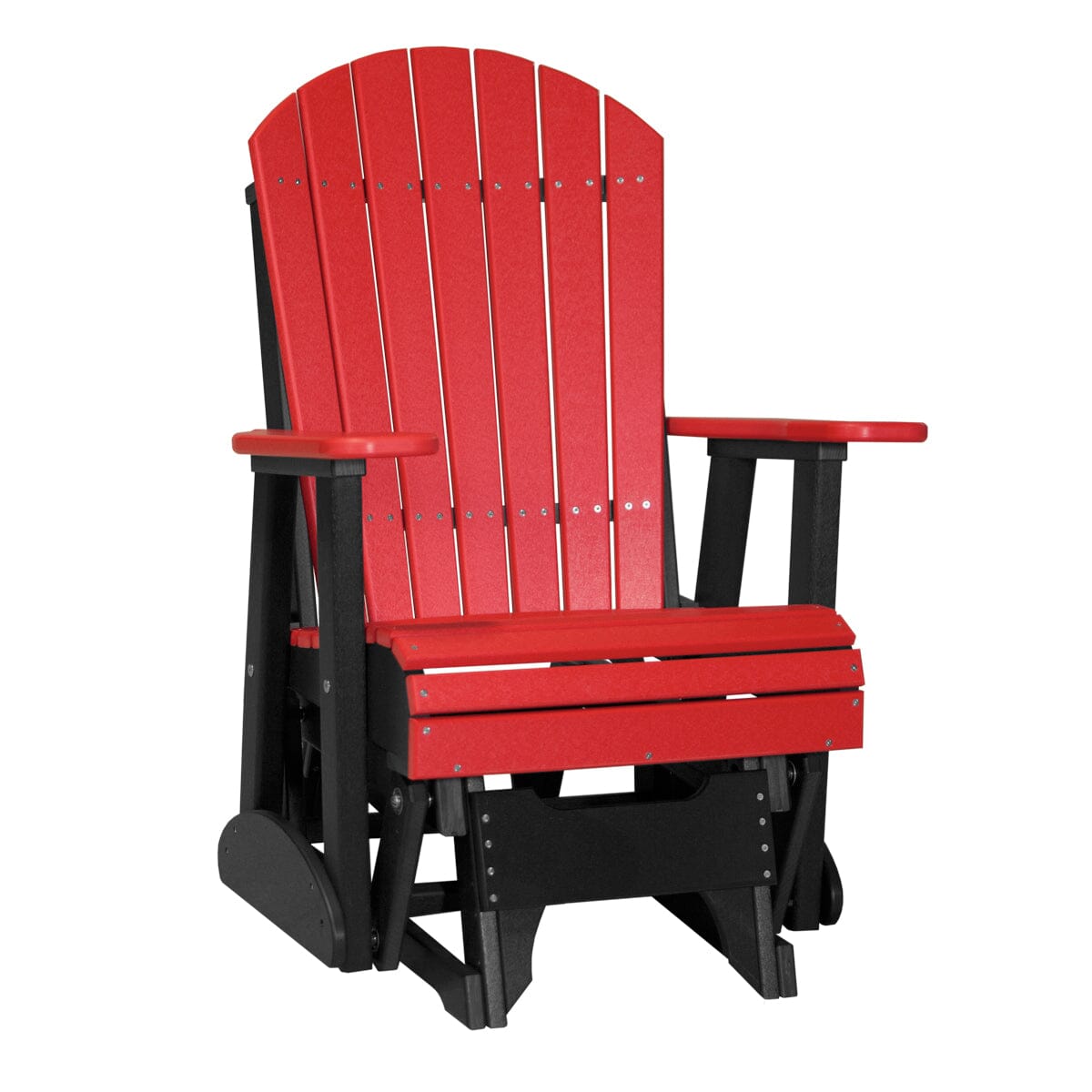 LuxCraft Poly 2' Adirondack Glider Chair