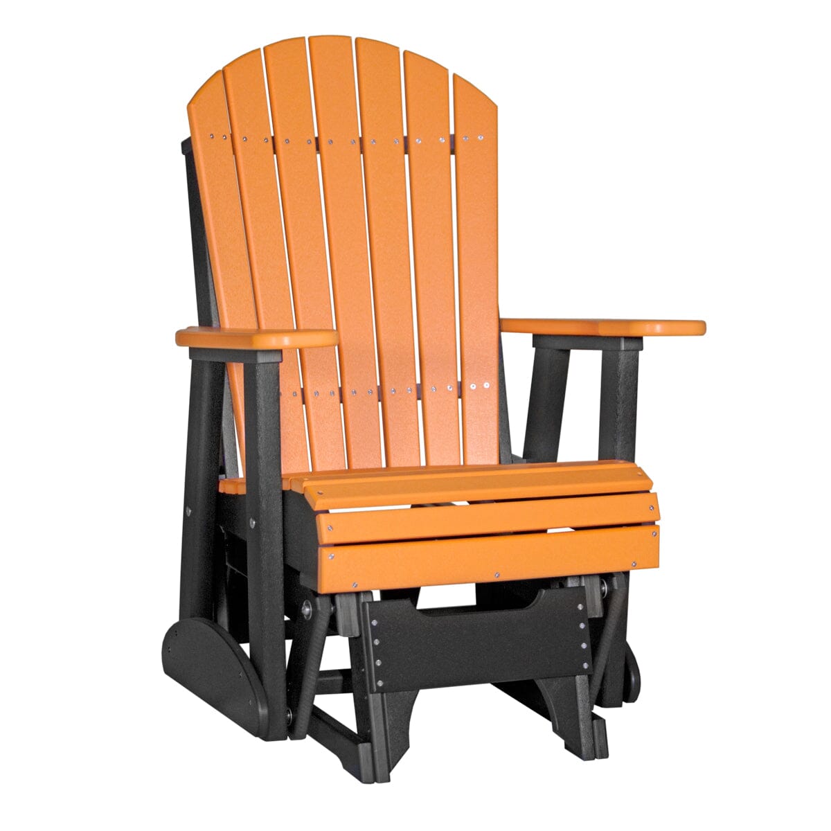 LuxCraft Poly 2' Adirondack Glider Chair