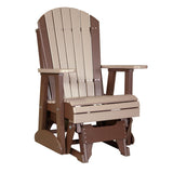 LuxCraft Poly 2' Adirondack Glider Chair