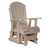 LuxCraft Poly 2' Adirondack Glider Chair