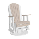 LuxCraft Poly 2' Swivel Adirondack Glider