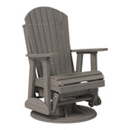 LuxCraft Poly 2' Swivel Adirondack Glider