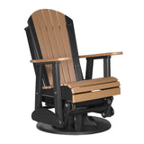 LuxCraft Poly 2' Swivel Adirondack Glider