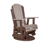 LuxCraft Poly 2' Swivel Adirondack Glider