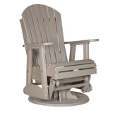 LuxCraft Poly 2' Swivel Adirondack Glider