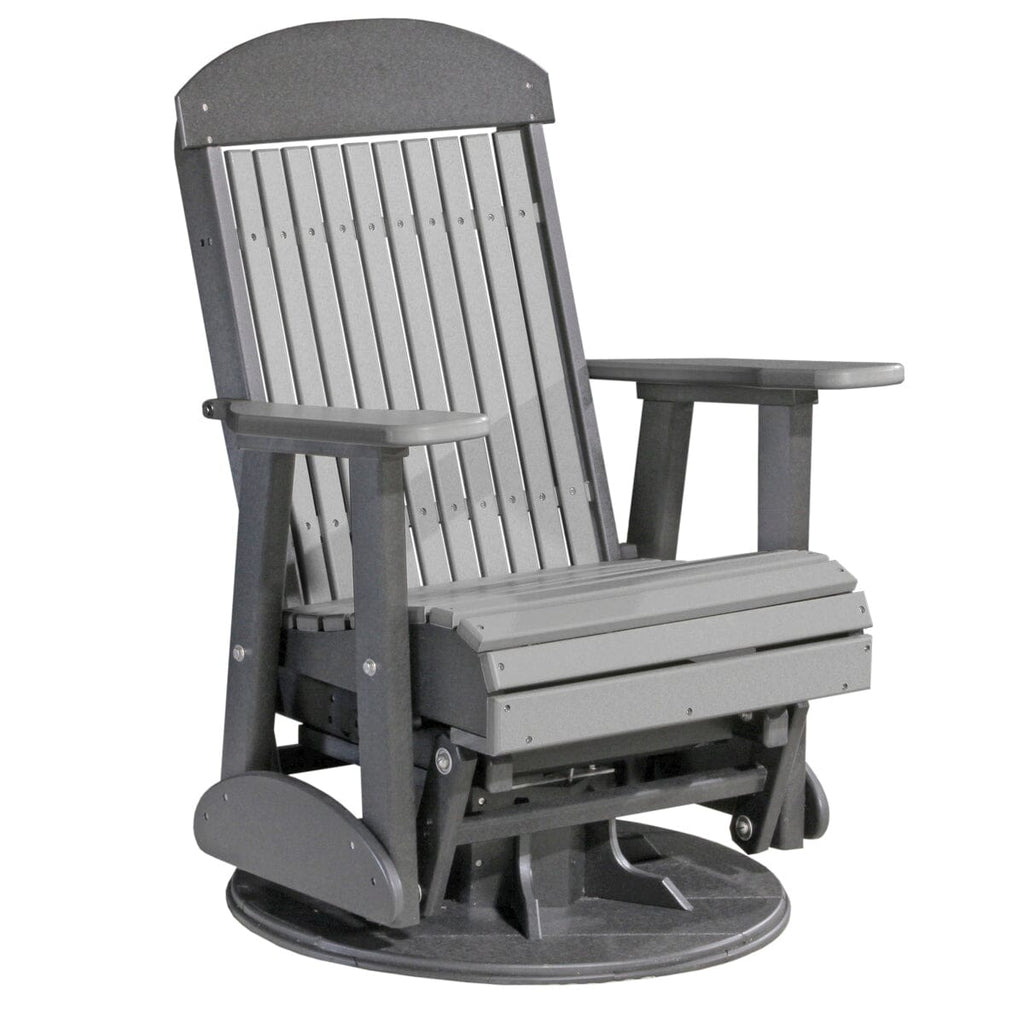 LuxCraft Poly 2' Classic Swivel Glider