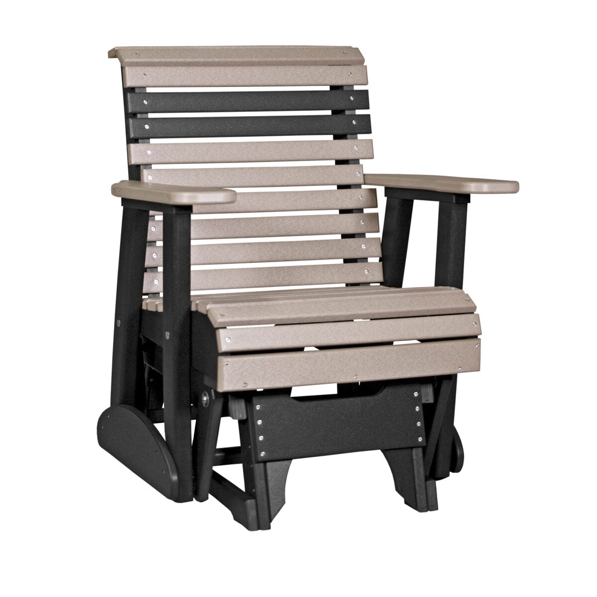 LuxCraft Poly 2' Plain Glider Chair