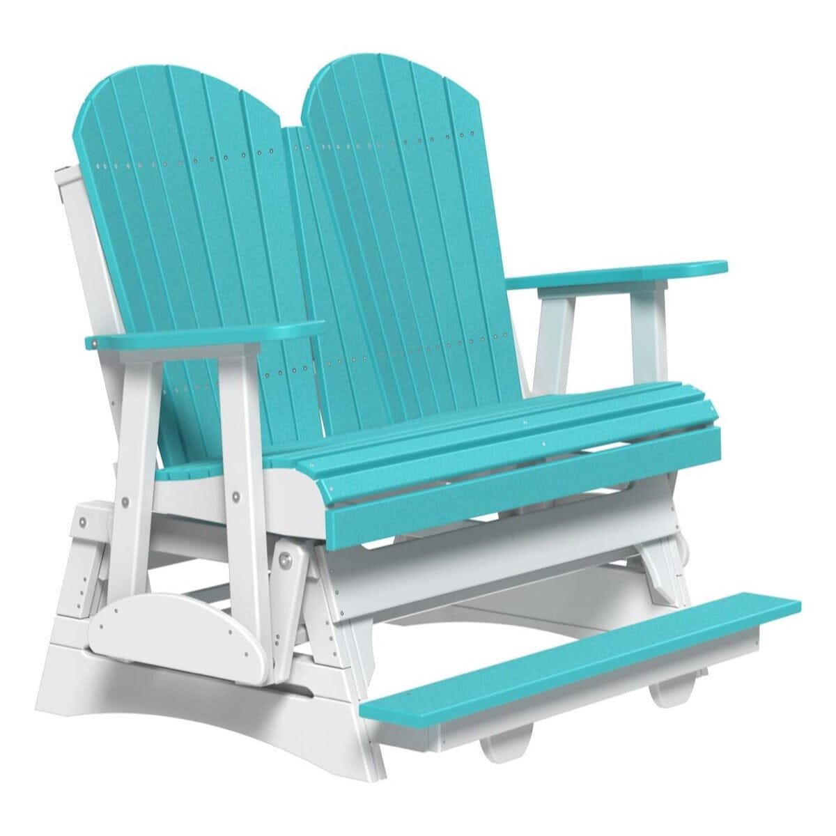 LuxCraft Poly 4' Adirondack Balcony Glider