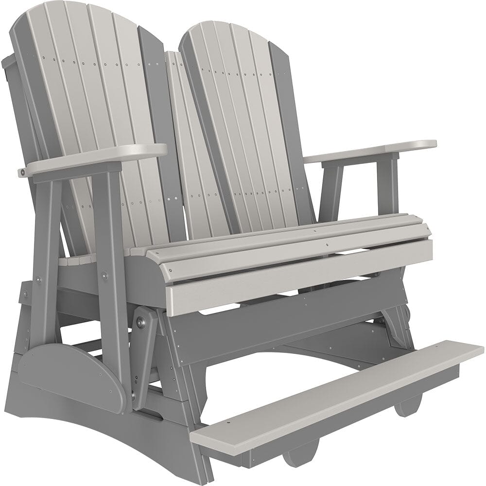 LuxCraft Poly 4' Adirondack Balcony Glider