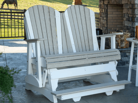 LuxCraft Poly 4' Adirondack Balcony Glider