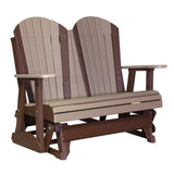 LuxCraft Poly 4' Adirondack Glider