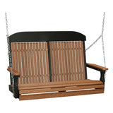 LuxCraft Classic Poly Porch Swing - 4 Foot