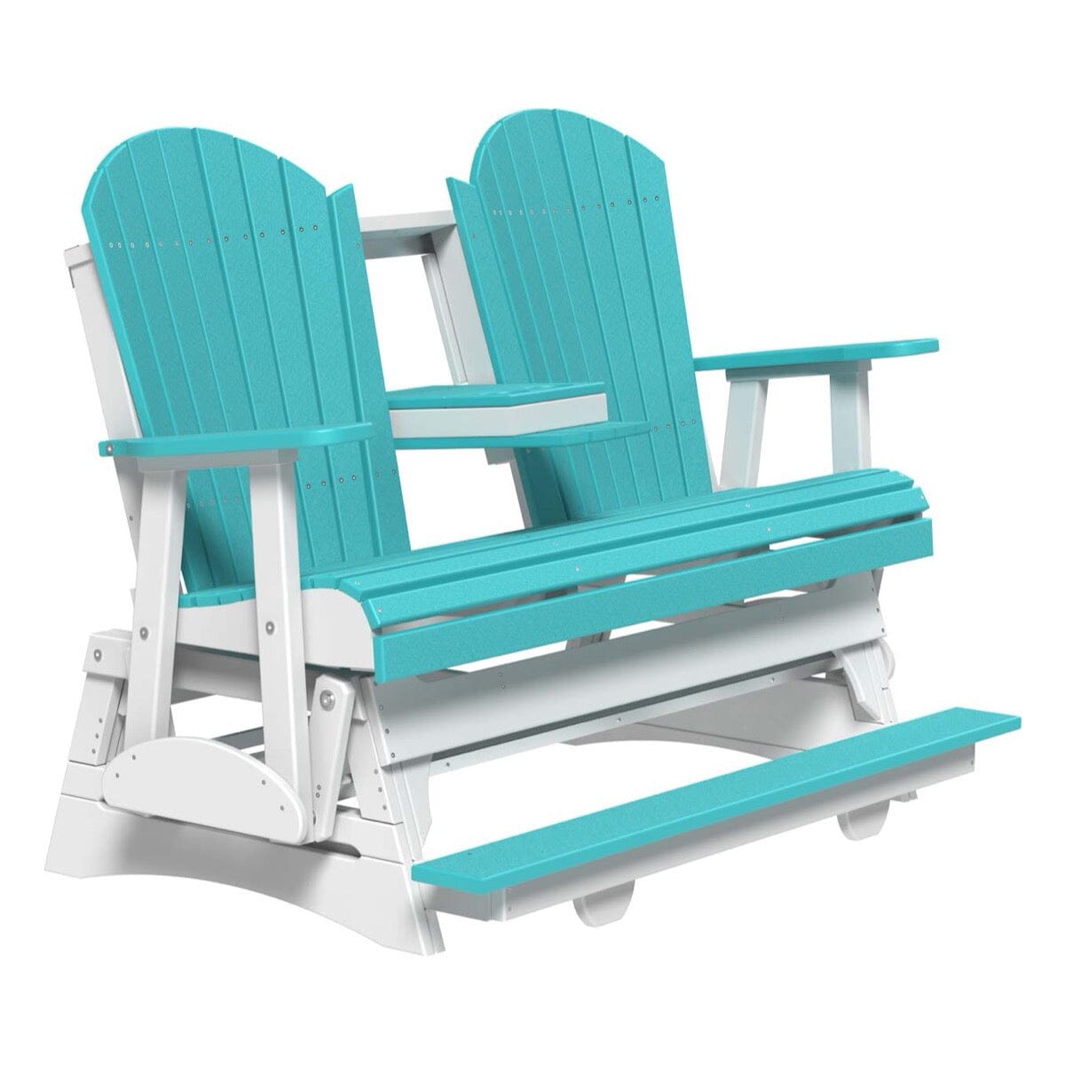 LuxCraft Poly 5' Adirondack Balcony Glider