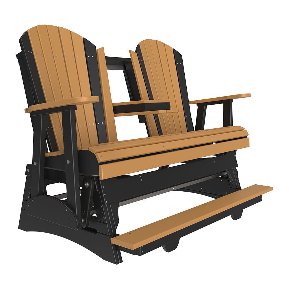 LuxCraft Poly 5' Adirondack Balcony Glider