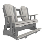 LuxCraft Poly 5' Adirondack Balcony Glider