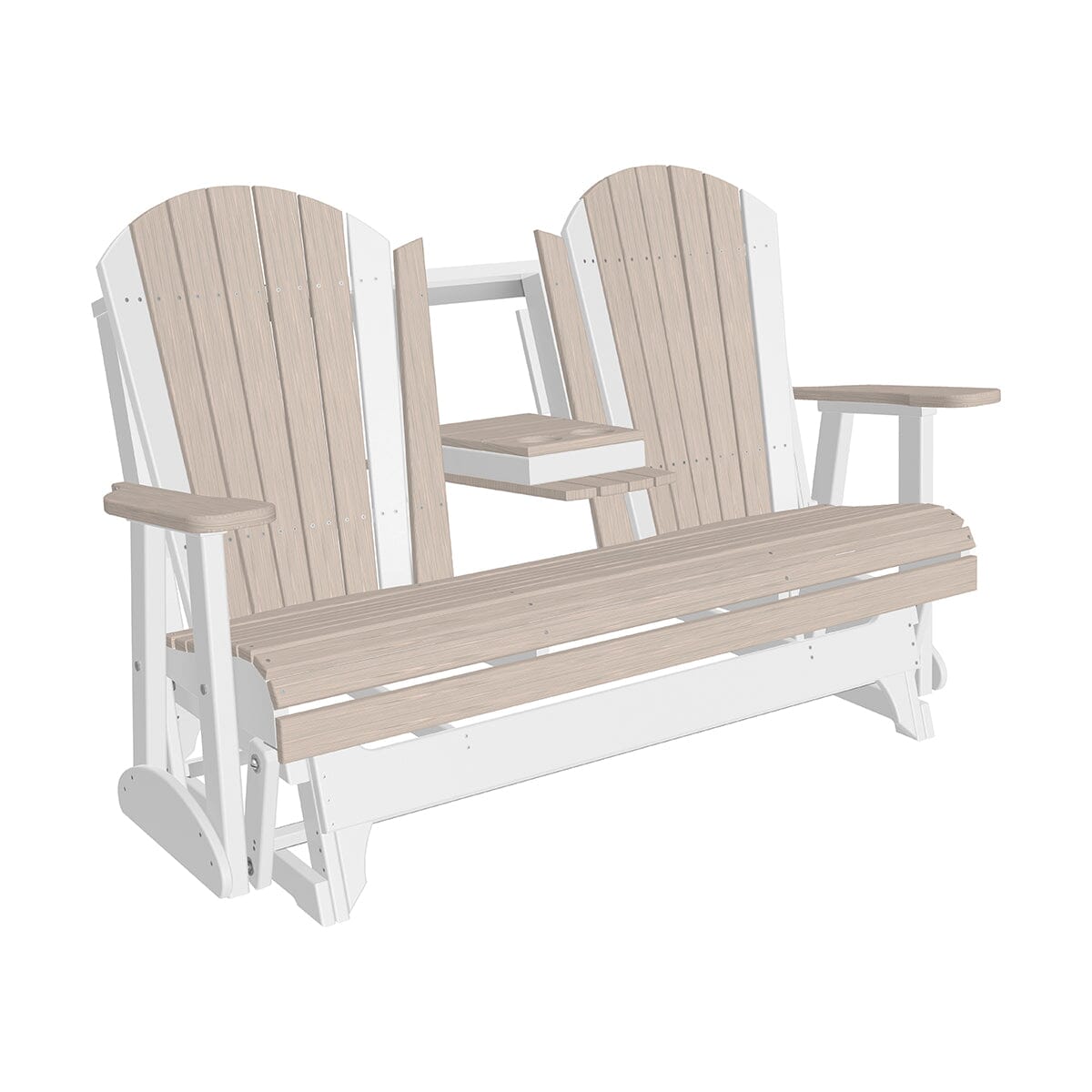 LuxCraft Poly 5' Adirondack Glider
