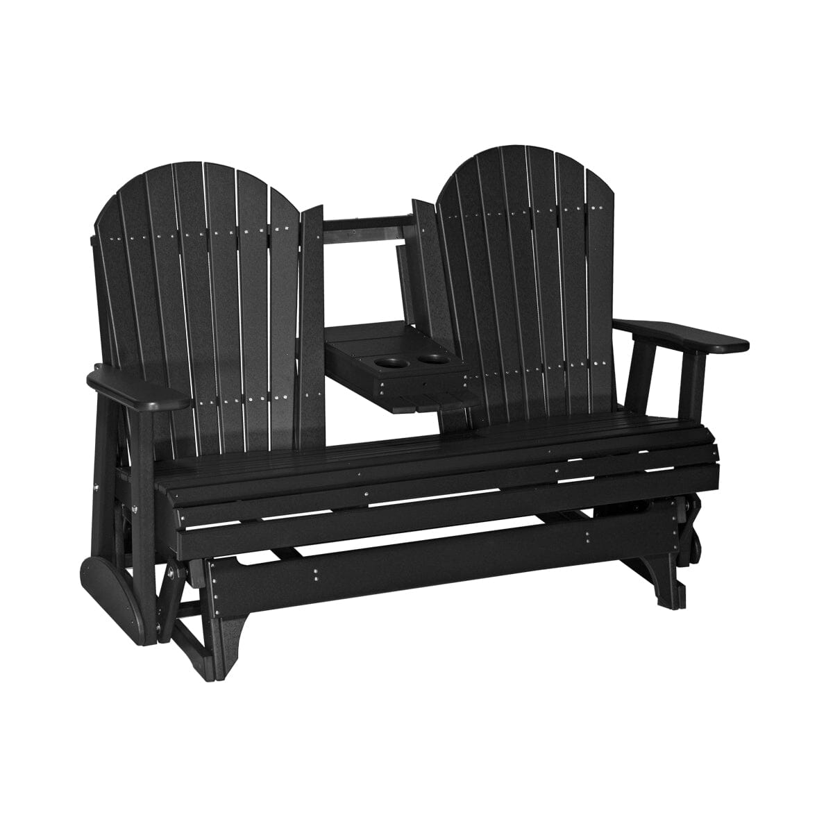 LuxCraft Poly 5' Adirondack Glider