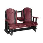 LuxCraft Poly 5' Adirondack Glider